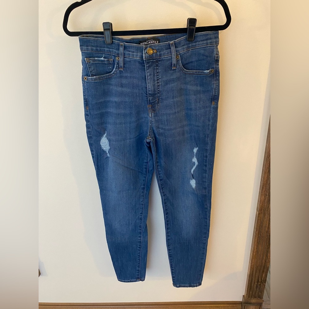 J. Crew Distressed Skinny Jeans